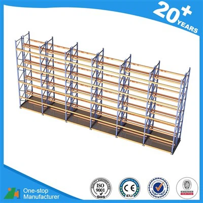 Dễ dàng vận hành hệ thống giá di động động cơ tăng cường sử dụng sàn nhà kho lưu trữ giá đỡ hạng nặng pallet hệ thống